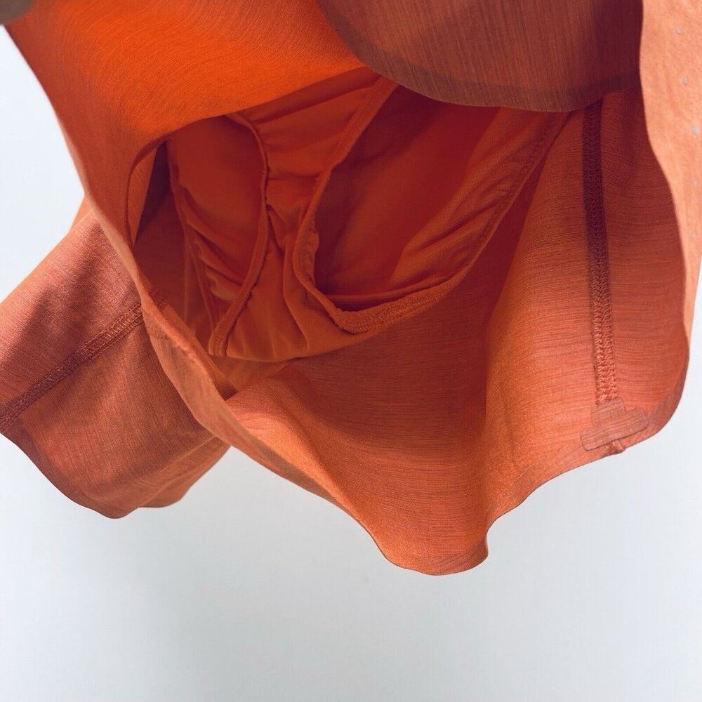 Athleta Shorts Size XS Women’s Space Dye Orange Run With It Textured 3.5’’ - Picture 5 of 10